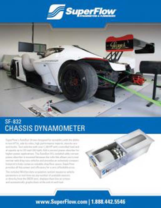 SF-832 2WD Chassis Dyno