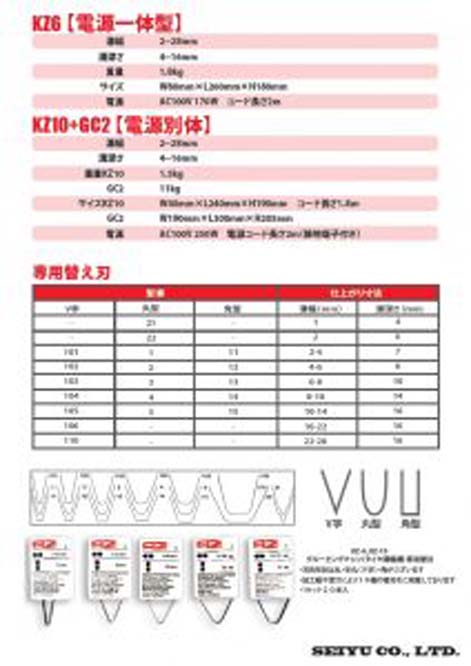 KZ6＆KZ10日本語カタログ